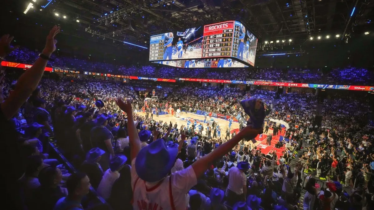 No Kyrie Irving yet, but Mavericks, Rockets still put on a show for NBA China Games fans