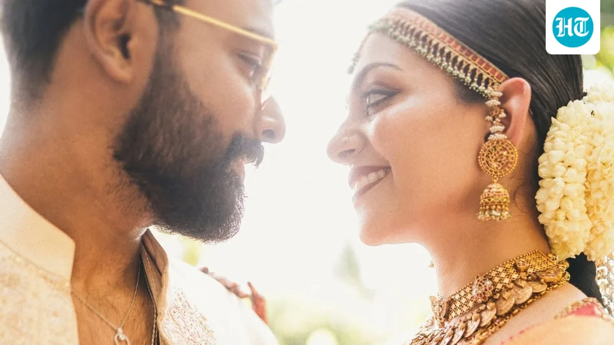 Ahaana Krishna introduces ‘best friend, boyfriend, now husband’ Nimish Ravi in intimate 1st pics from Kovalam wedding