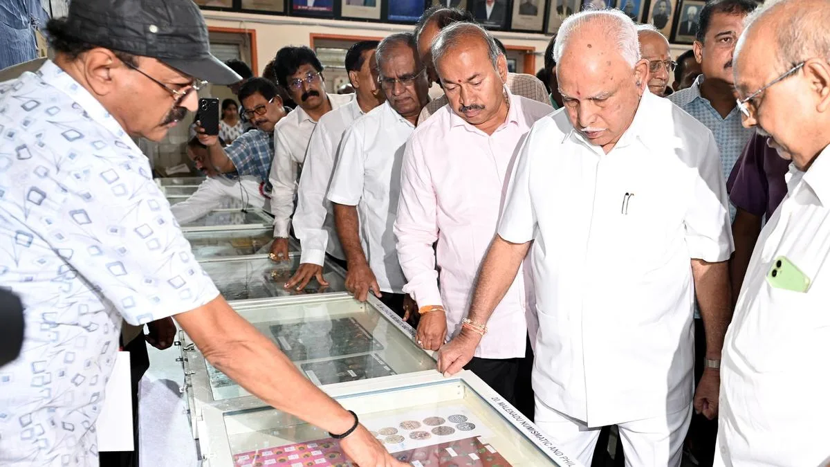 Two-day exhibition of rare coins and stamps begins in Shivamogga