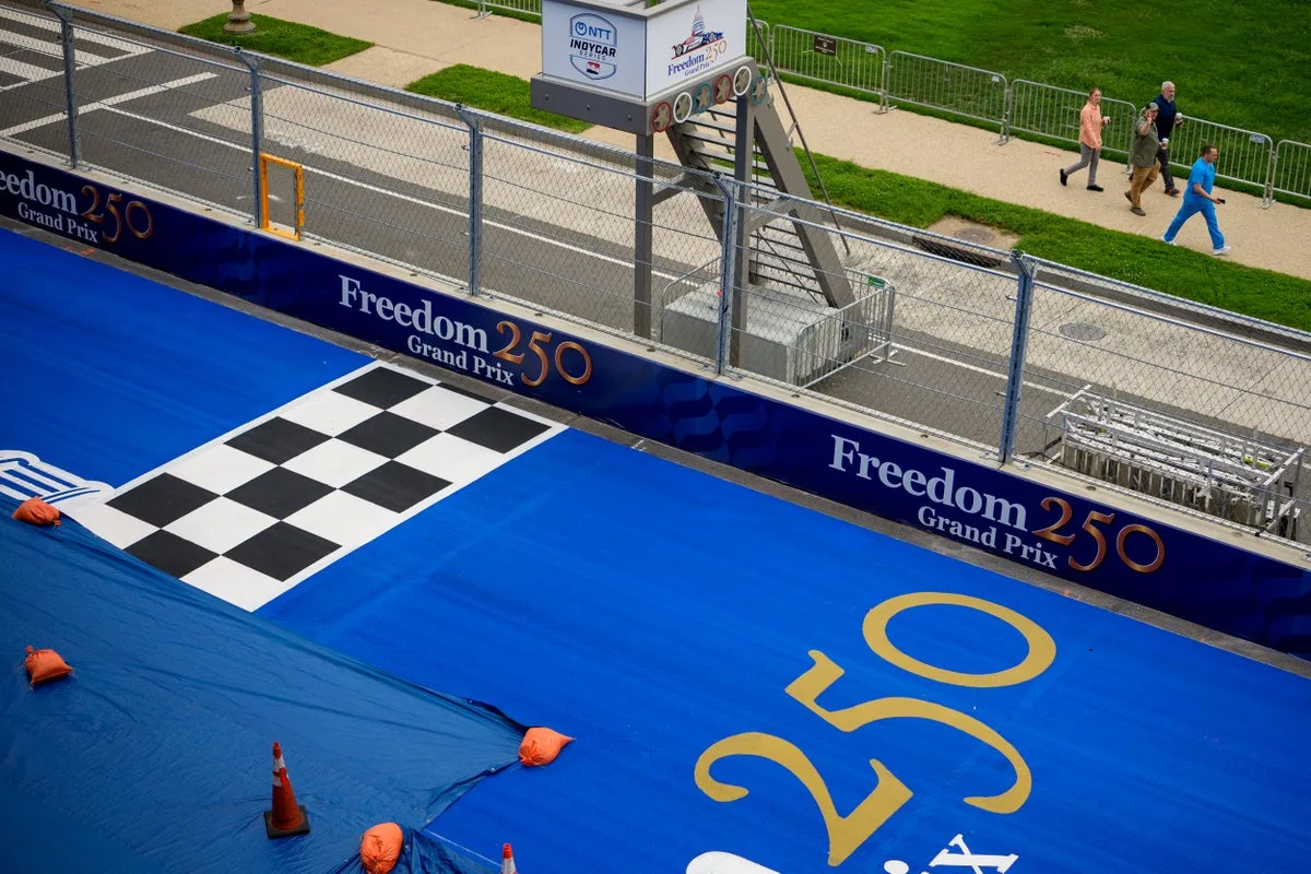 Trump set to attend historic America 250 IndyCar Grand Prix on Washington DC’s National Mall: Live