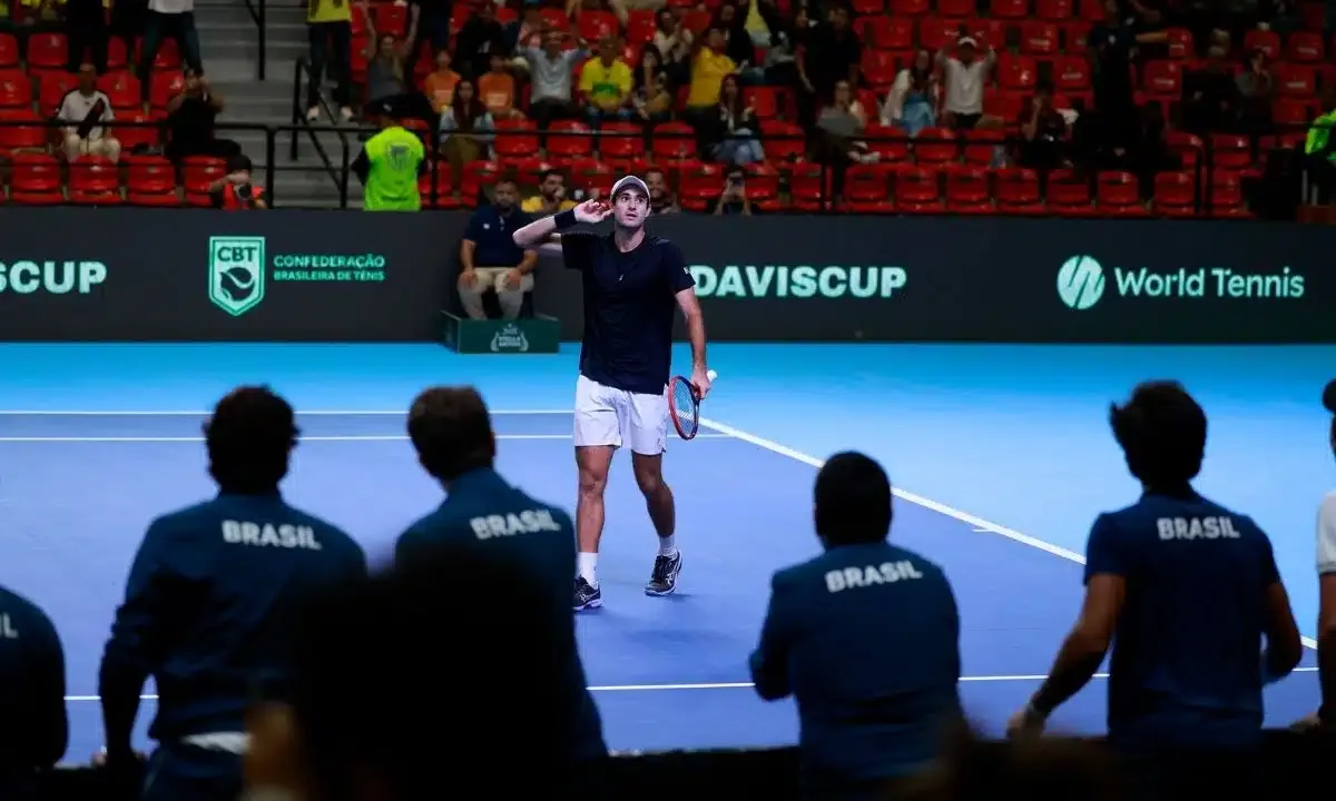 Gustavo Heide bate Wawrinka de virada, e Brasil faz 2 a 0 na Copa Davis