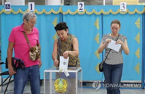 카자흐 조기 총선서 친정부 성향 신당 압승…대통령 입지 강화