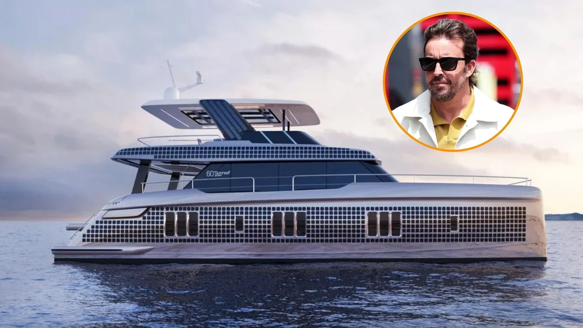 18 metros de eslora, tecnología sostenible y un valor de 5 millones de euros: así es el superyate de Fernando Alonso