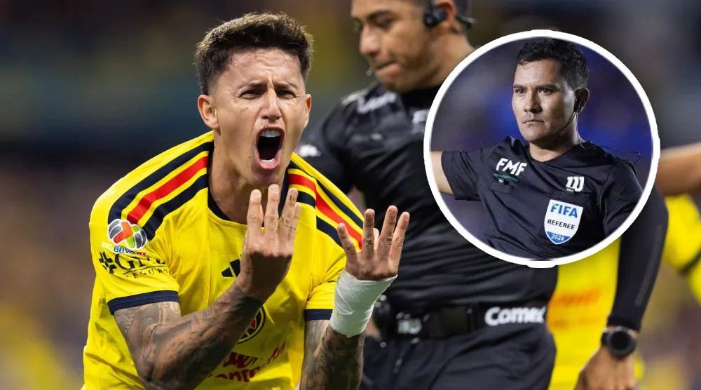 'Cantante' Guerrero pide penal para el América en la última jugada del Clásico Nacional
