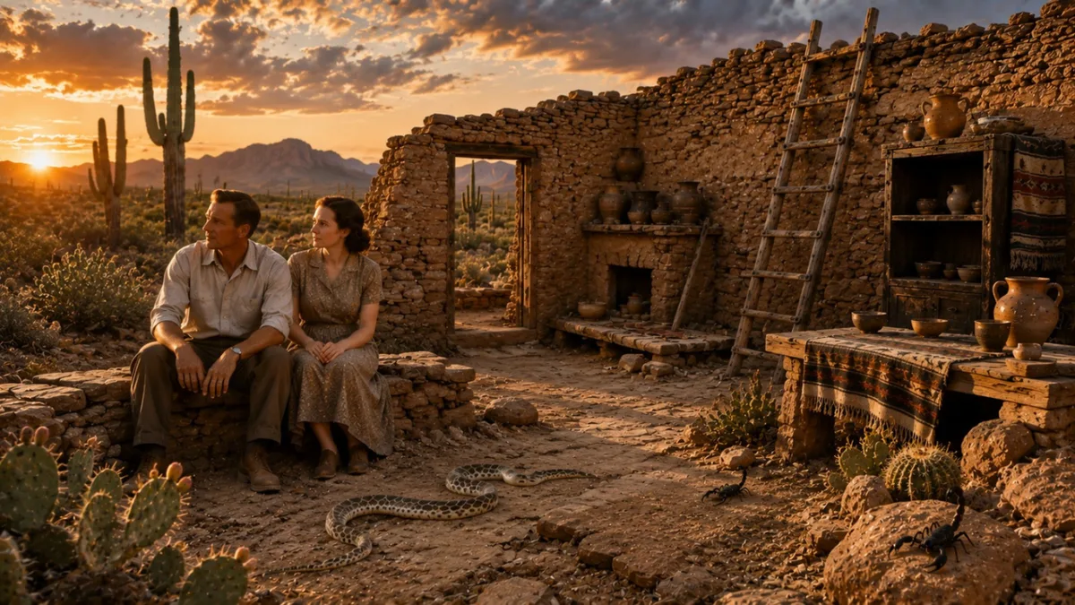 In 1934, an Arizona couple’s unusual home came with snakes and scorpions
