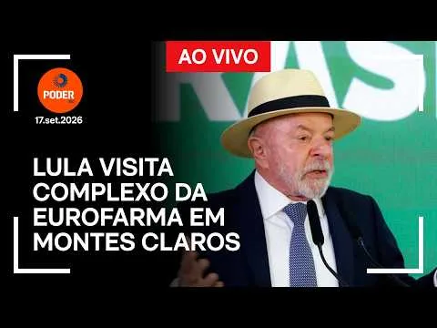 Ao vivo: Lula visita complexo da Eurofarma em Montes Claros