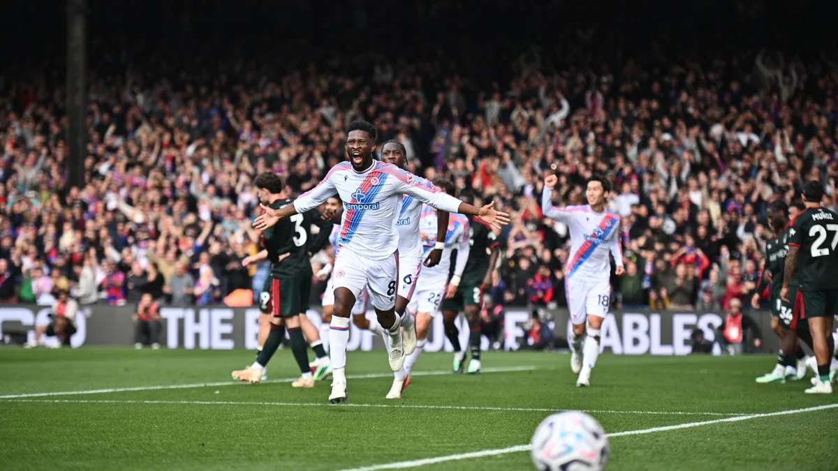 Jefferson Lerma llegó a 400 partidos en el fútbol europeo y lo celebró con gol: el colombiano le dio la ventaja al Crystal Palace vs. Nottingham Forest