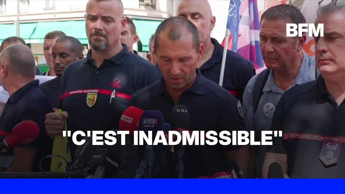 Grève des pompiers: "Il a manqué de tout sur les feux en Gironde", dénonce l'intersyndicale
