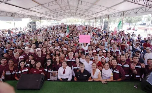 Municipio de García reúne a 4 mil personas en asamblea de la transformación; alcalde Manuel Guerra llama a fortalecer unidad
