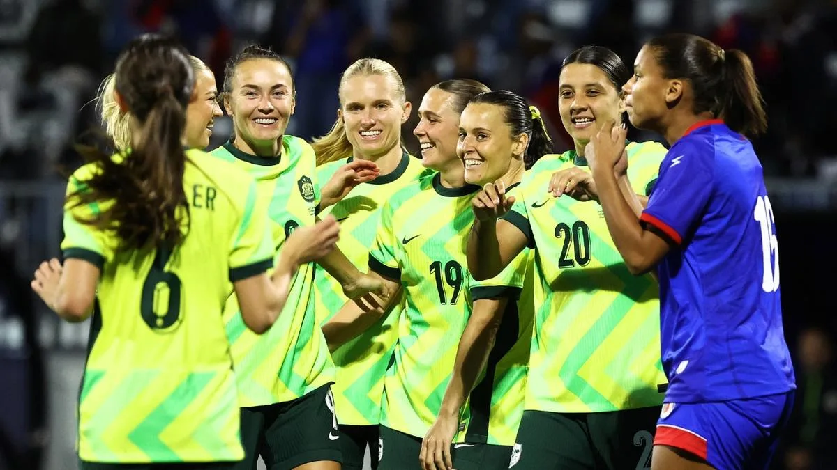 Matildas rising star Leticia McKenna score just 80 seconds into bounceback 7-1 win over Haiti