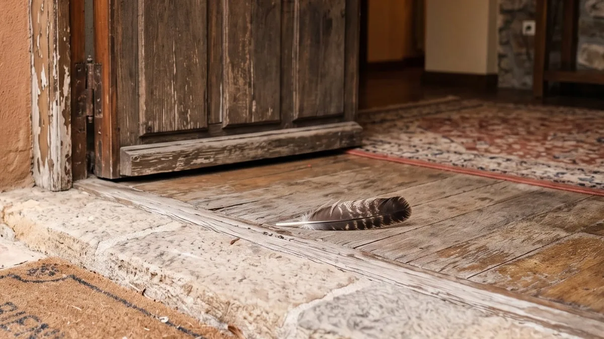 Qué significa encontrar una pluma en la puerta de tu casa, según el Feng Shui