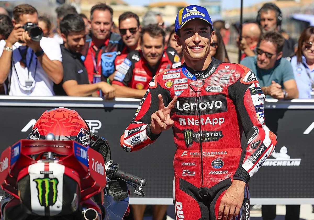 El rey de Alcañiz no abdica: Marc Márquez somete al poleman Bezzecchi en MotorLand