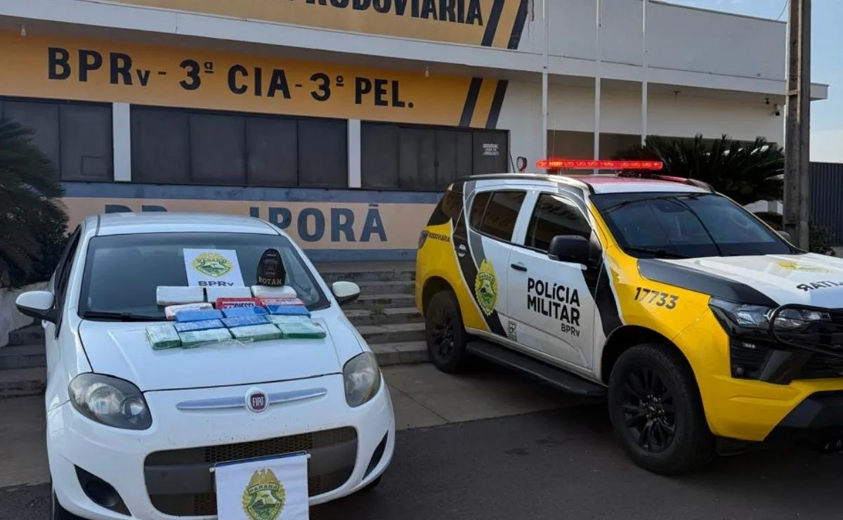 Gasolina e cocaína: BPRv acha R$ 1,4 milhão em drogas no tanque de combustíveis de carro