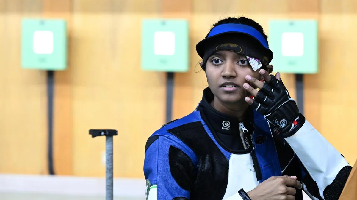 India open shooting campaign with silver in women's 10m air rifle team event
