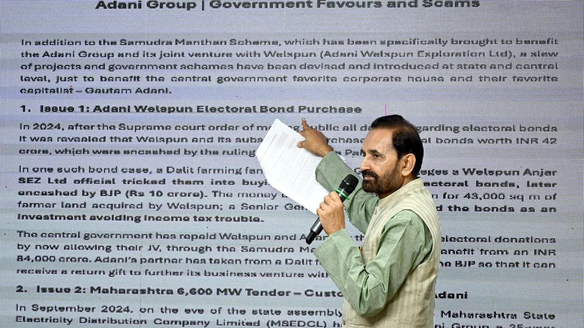 ‘Samudra Manthan' scheme designed to benefit Adani, says Congress