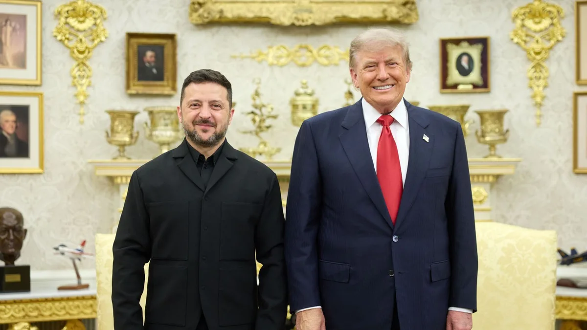 Trump y Zelenski abordan una posible salida a la guerra de Ucrania: "Pueden estar orgullosos de sí mismos"