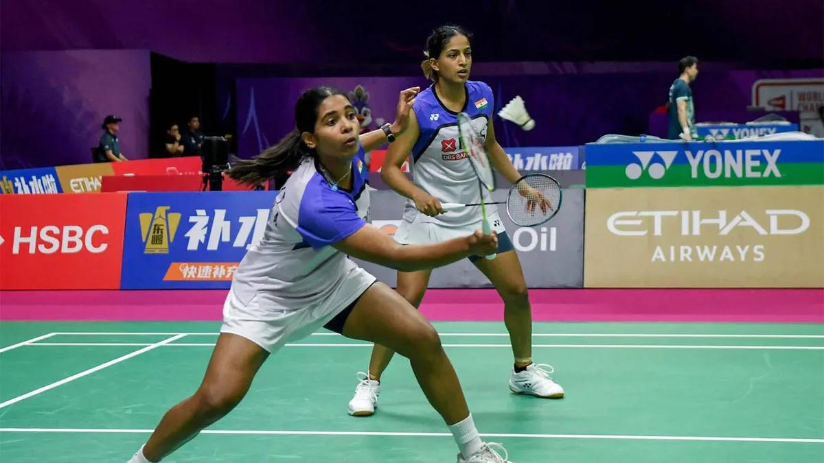 BWF Worlds: Treesa-Gayatri stun 7th seeds to reach quarters, medal one win away