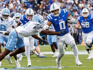 McGill's late TD lifts North Carolina past Duke 24-20