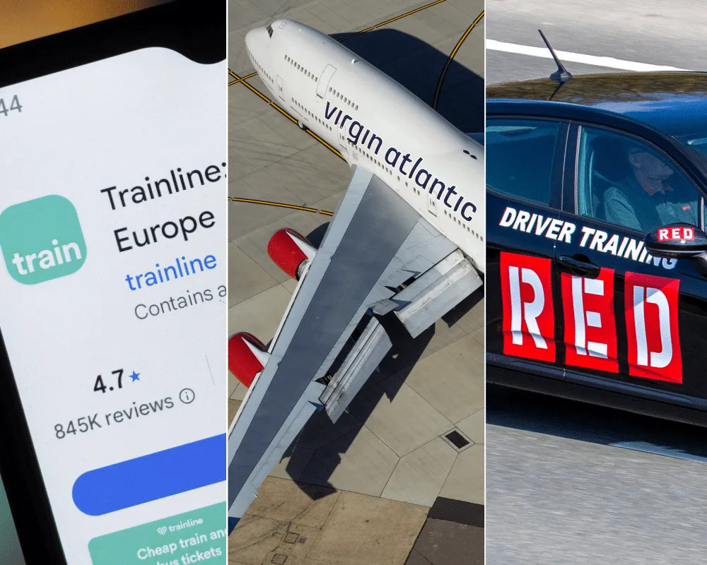 Trainline, Virgin Atlantic and Red Driving School investigated over hidden ticket fees