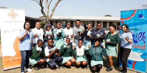 Daily News Milk Fund and Caring4Girls support Phembisizwe pupils