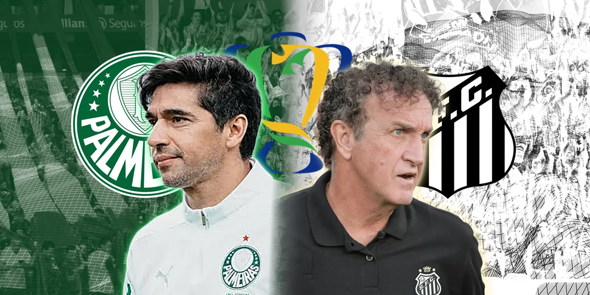 PALMEIRAS X SANTOS: O CONFRONTO DE ESTILOS DISTINTOS NAS QUARTAS DA COPA DO BRASIL