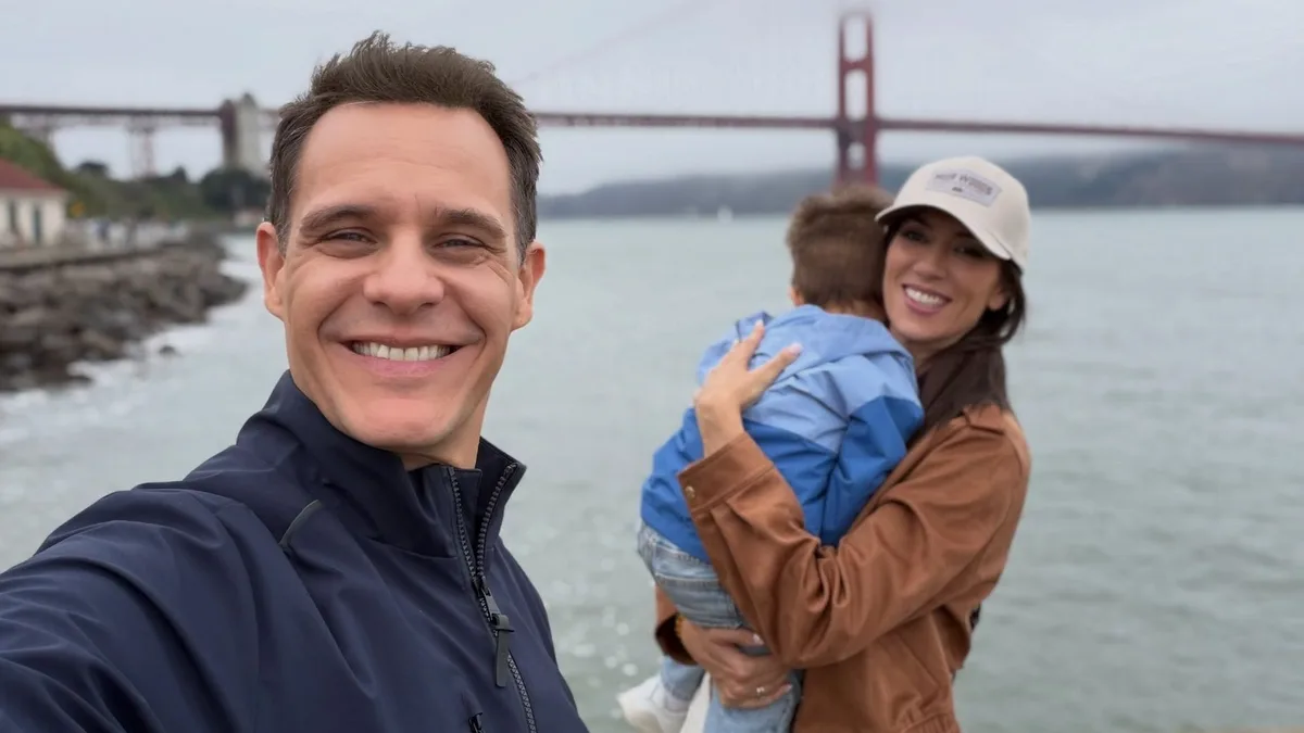La aventura americana de Christian Gálvez y Patricia Pardo con su hijo Luca entre platós de televisión y escapadas por California
