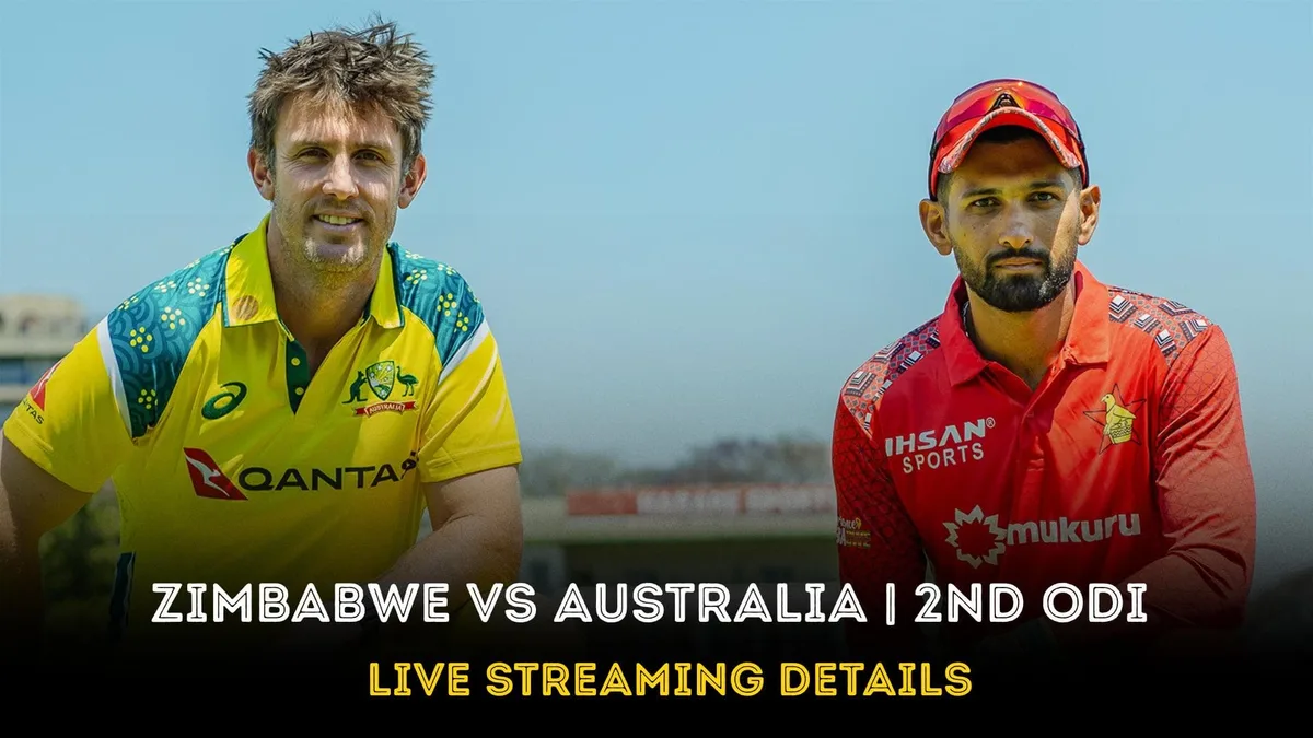 ZIM vs AUS 2nd ODI live streaming: Where to watch today's ODI match?