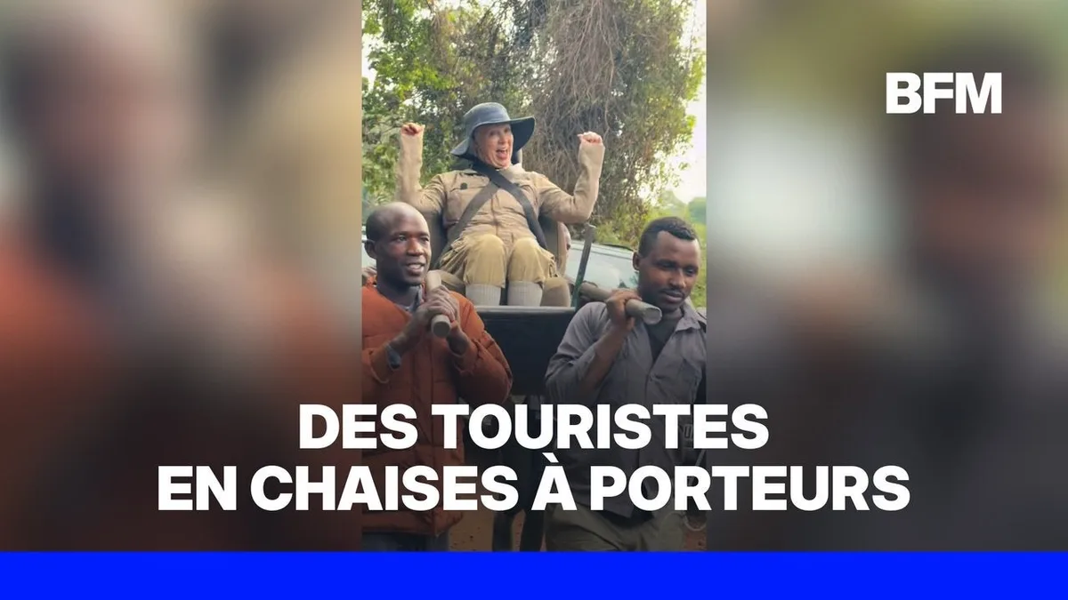 Des touristes portés par des Ougandais: la pratique qui choque et rappelle l’époque coloniale