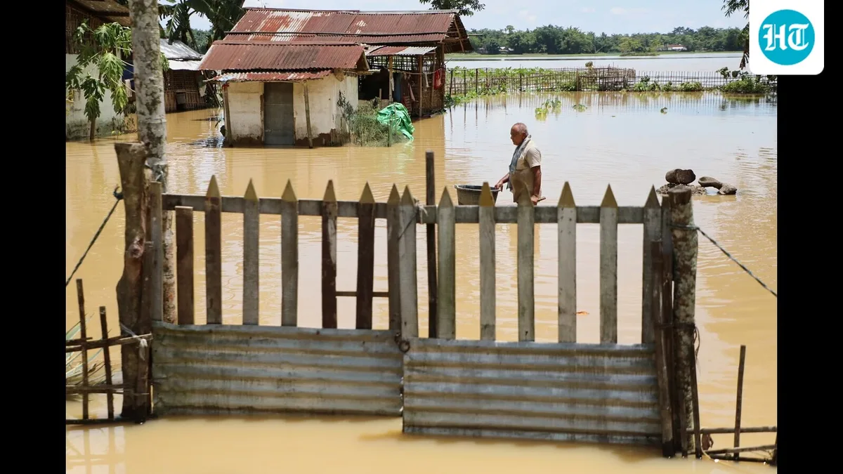 Tripura floods: CM Saha orders relief as heavy rain leaves 974 people homeless