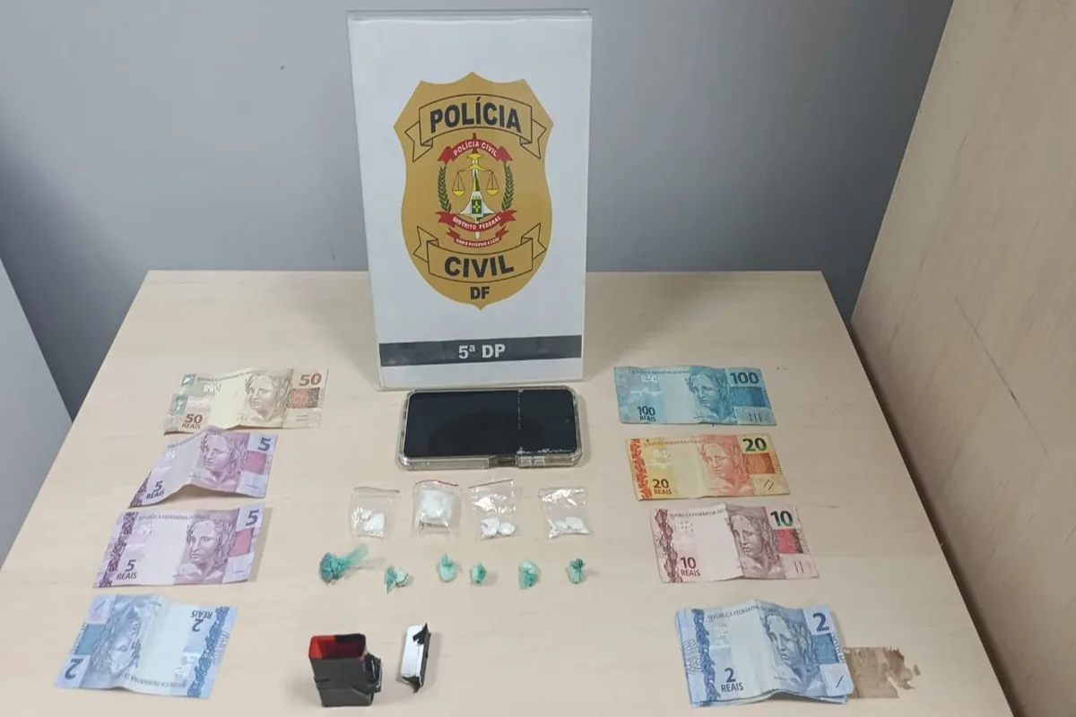 PCDF prende traficantes que vendiam drogas na área central de Brasília