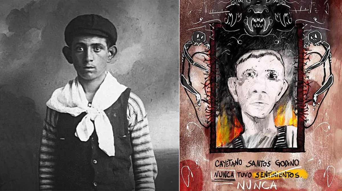 El cineasta Adrián Caetano se mete con la terrible y triste historia del “Petiso Orejudo” en un cómic espeluznante y punk