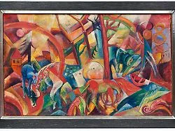 "Rotes Bild mit Pferden": Spektakulärer Kunstskandal: Fälscher will Bild zurück