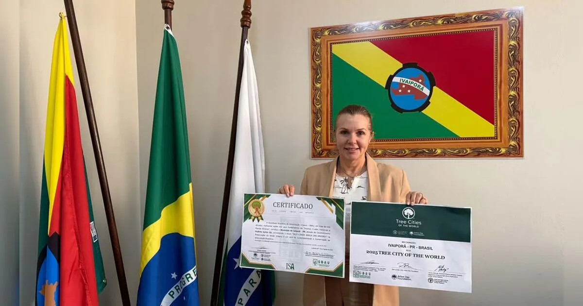 Ivaiporã é reconhecida pela quarta vez como Cidade Árvore do Mundo