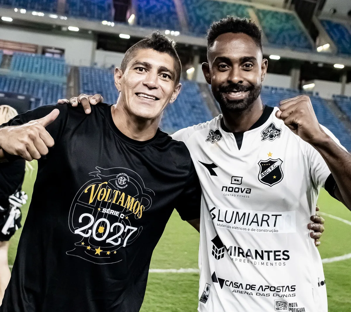 Edson volta ao ABC como líder e celebra acesso à Série C com o clube que o revelou