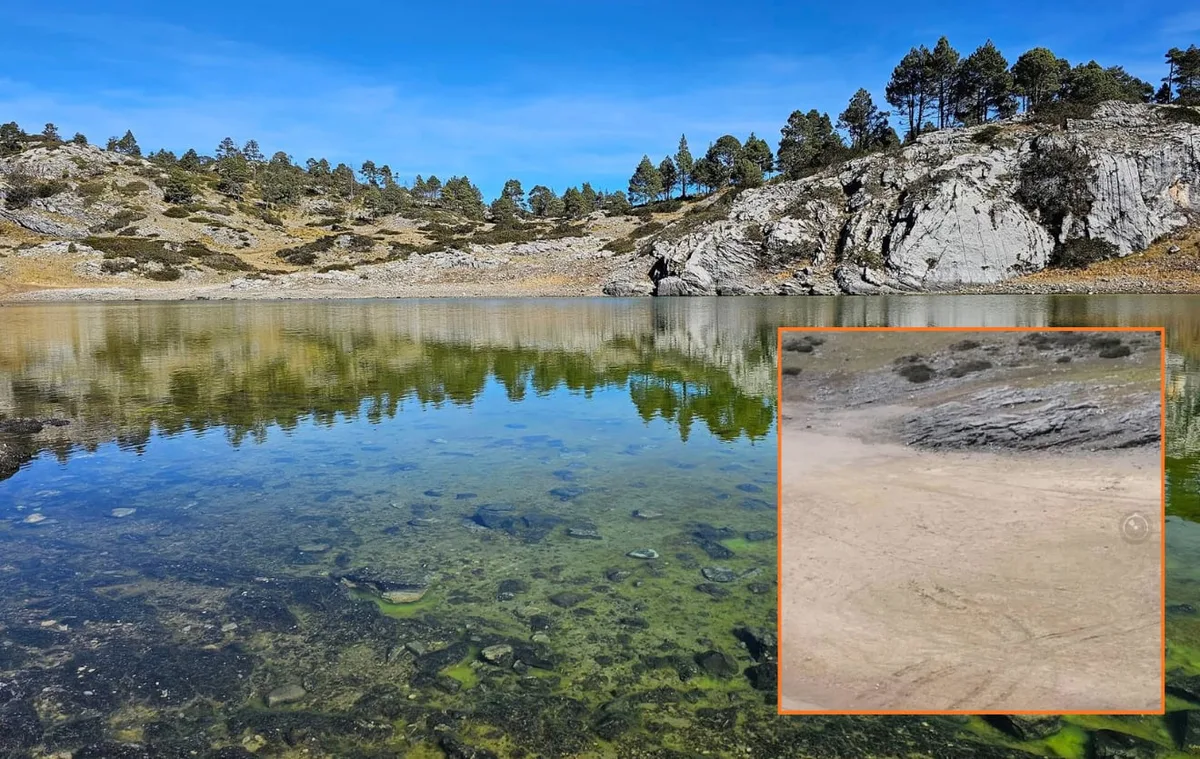 Sequía extrema golpea a la Laguna de Ordóñez y altera el paisaje de los Cuchumatanes en Guatemala