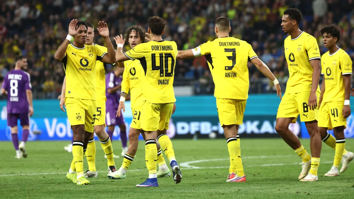 DFB-Pokal: Dortmund gewinnt deutlich bei Hamburger Oberligaklub