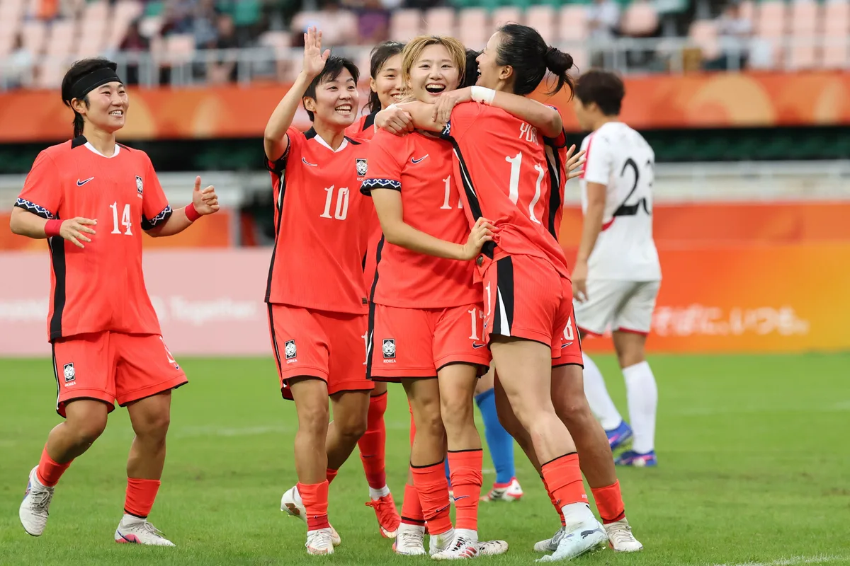 韓国女子サッカー、北朝鮮と1－1…21年未勝