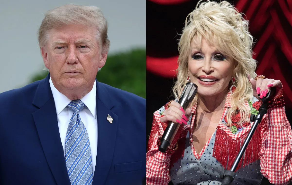 Donald Trump orders that flags be flown at half-mast across the US for a week in honour of Dolly Parton