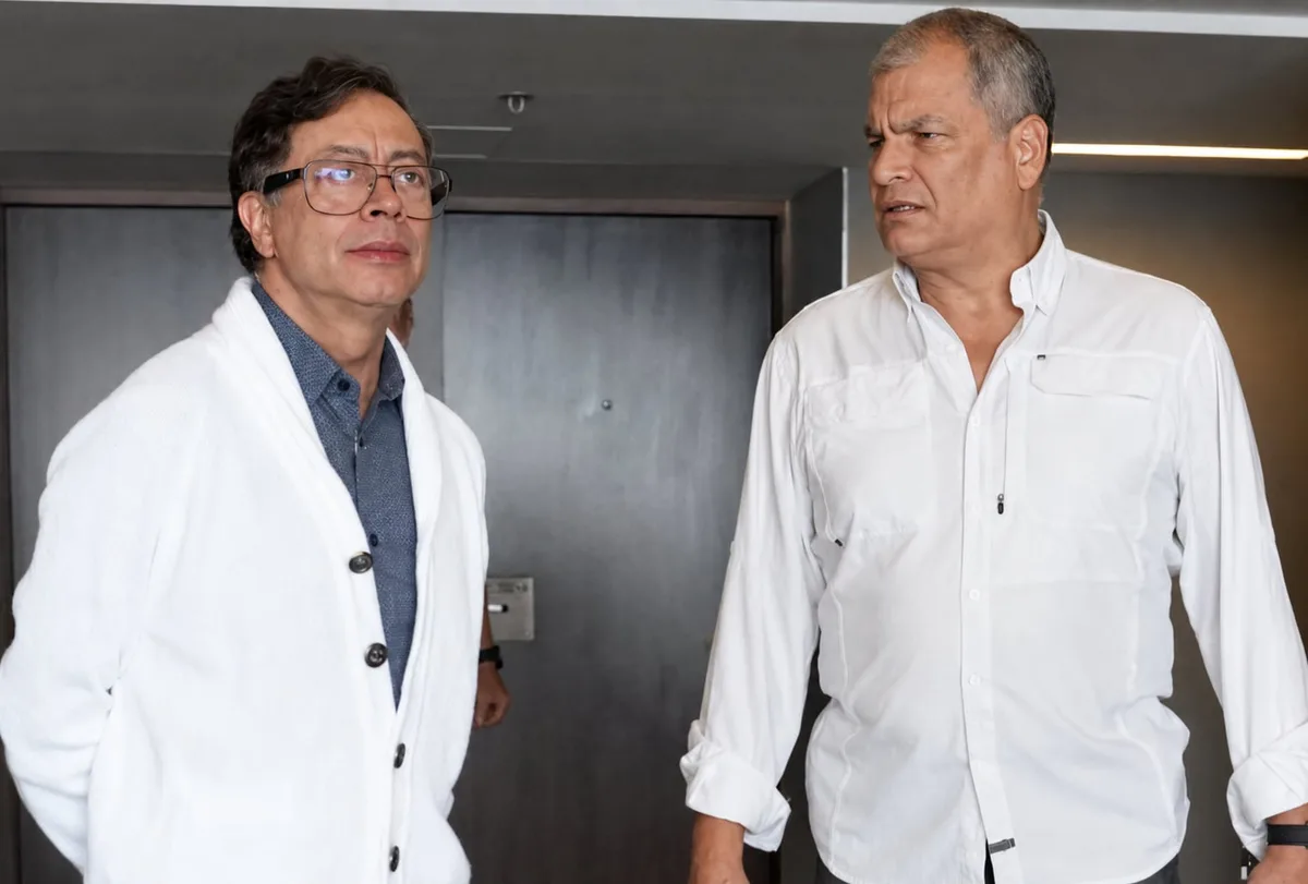 Gustavo Petro se reunió en México con Rafael Correa, que es requerido por la justicia ecuatoriana: hablaron de estos temas
