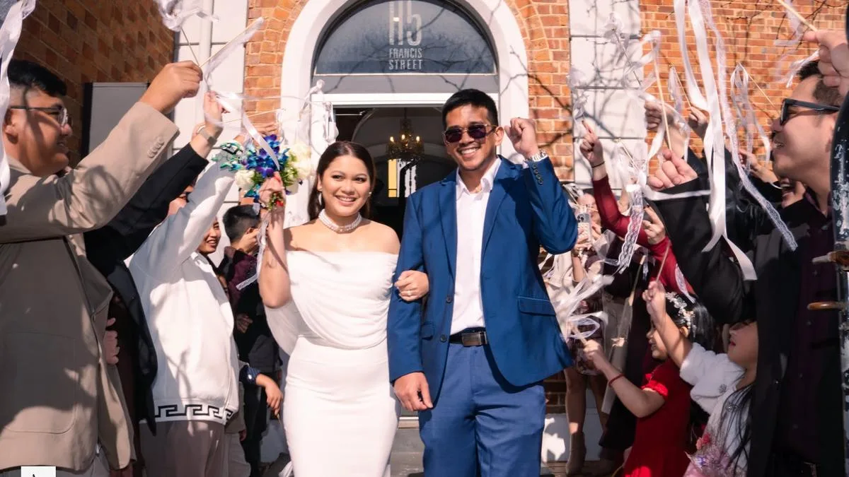 Wedding of the week: Couple tie the knot after love-at-first-sight moment