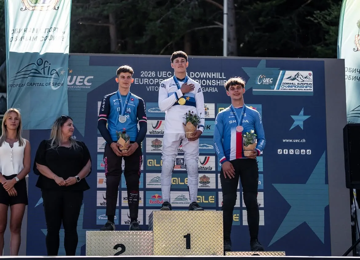 Enol Torres, campeón de Europa Junior de DH