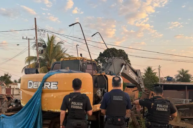 PF combate operação criminosa de extração ilegal de ouro em Terra Indígena