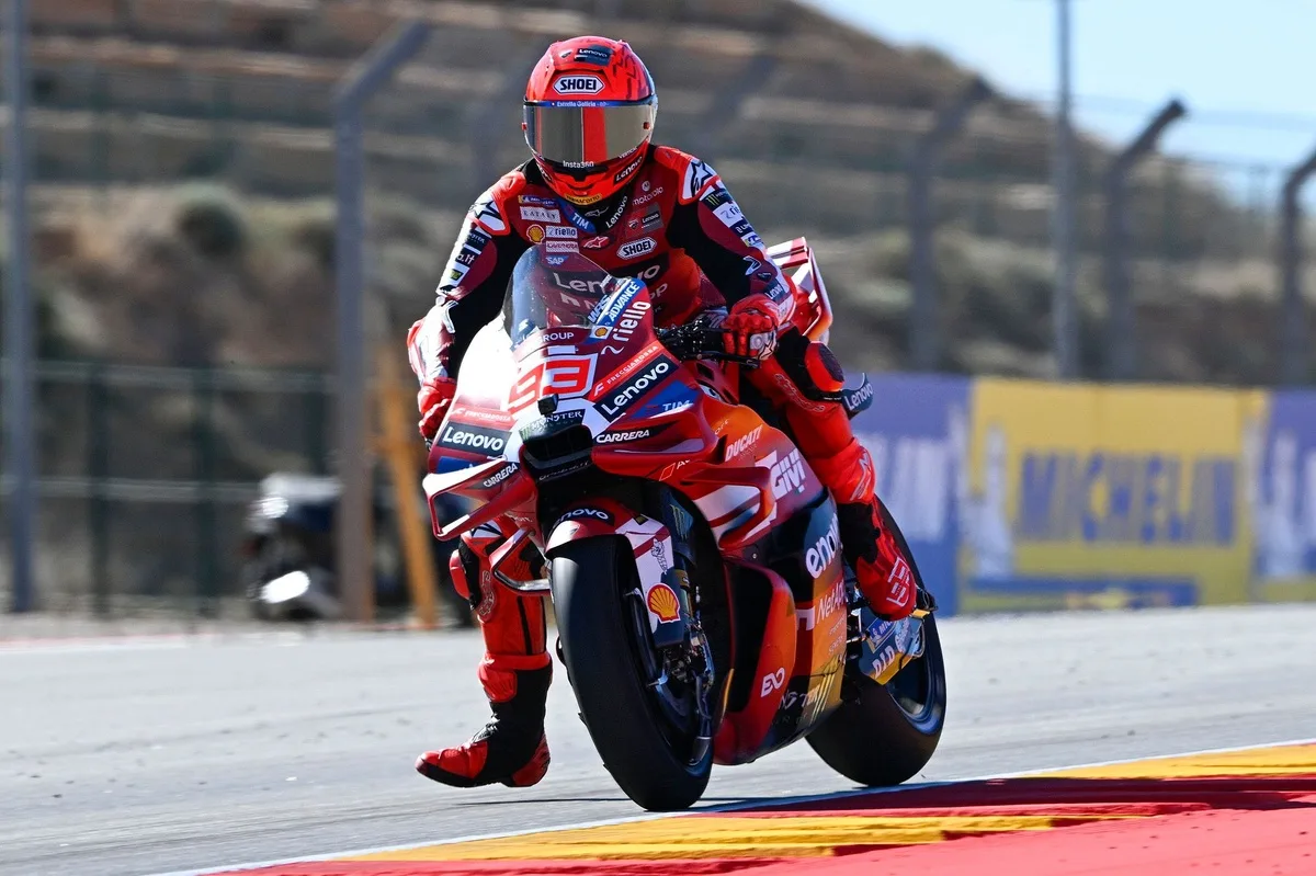 MotoGP: Marc Márquez dá o bote na largada e vence a sprint de Aragón; Moreira brilha e termina em 7º