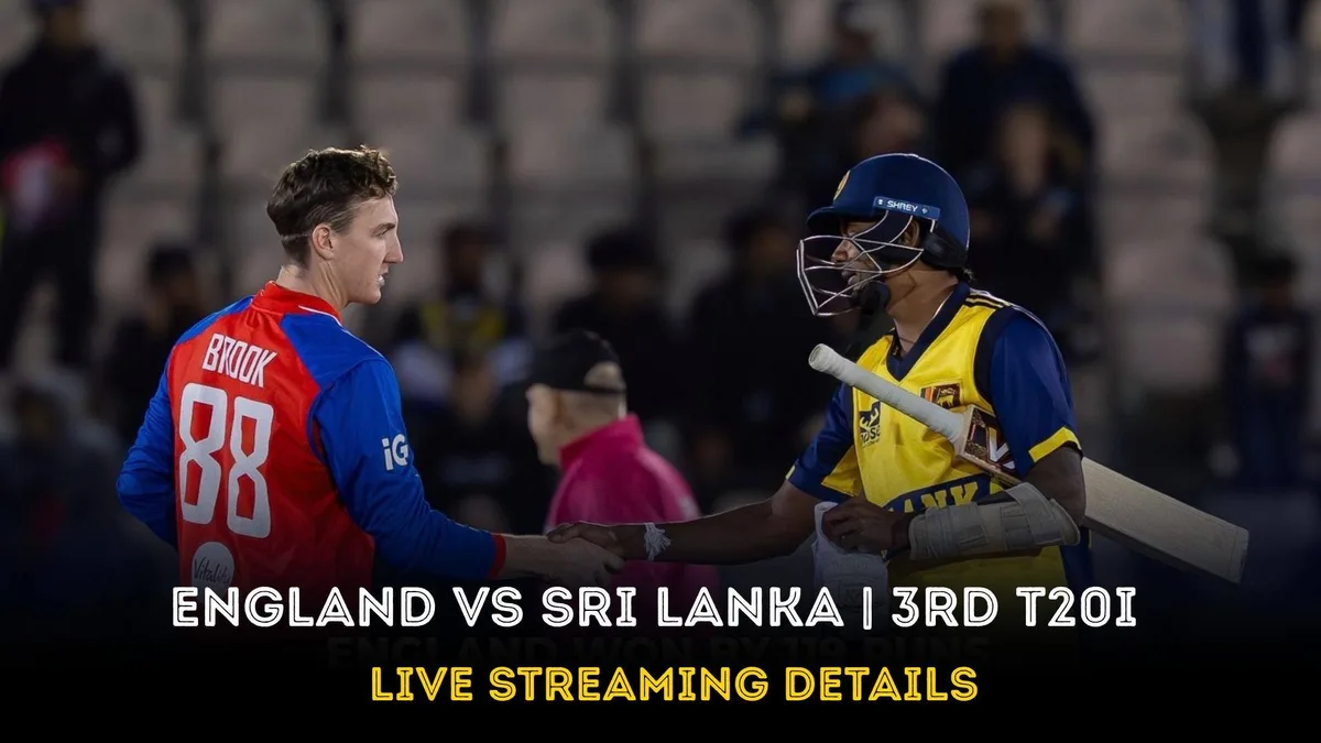 ENG vs SL 3rd T20 live streaming: Where to watch today's cricket match?