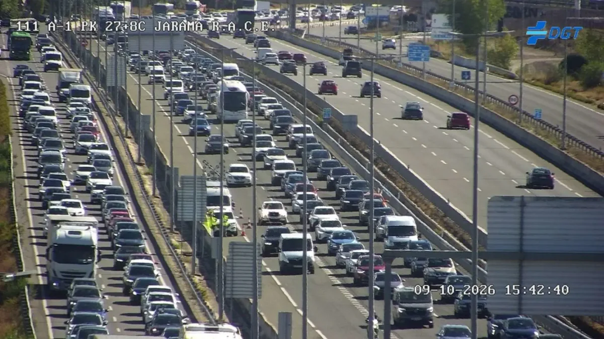 Cinco muertos en las carreteras, tres de ellos motoristas, durante el puente del Pilar