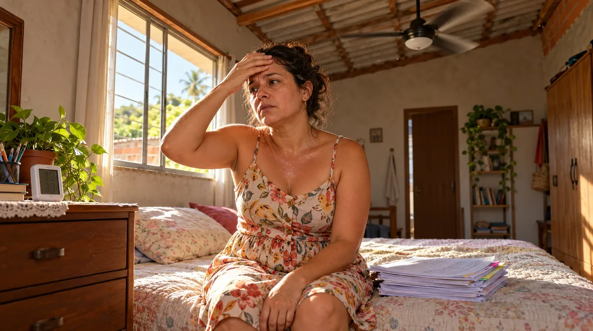 Casal troca o telhado de cerâmica por telha de fibrocimento para economizar e descobre, no primeiro verão, que o quarto passou a esquentar muito mais à tarde