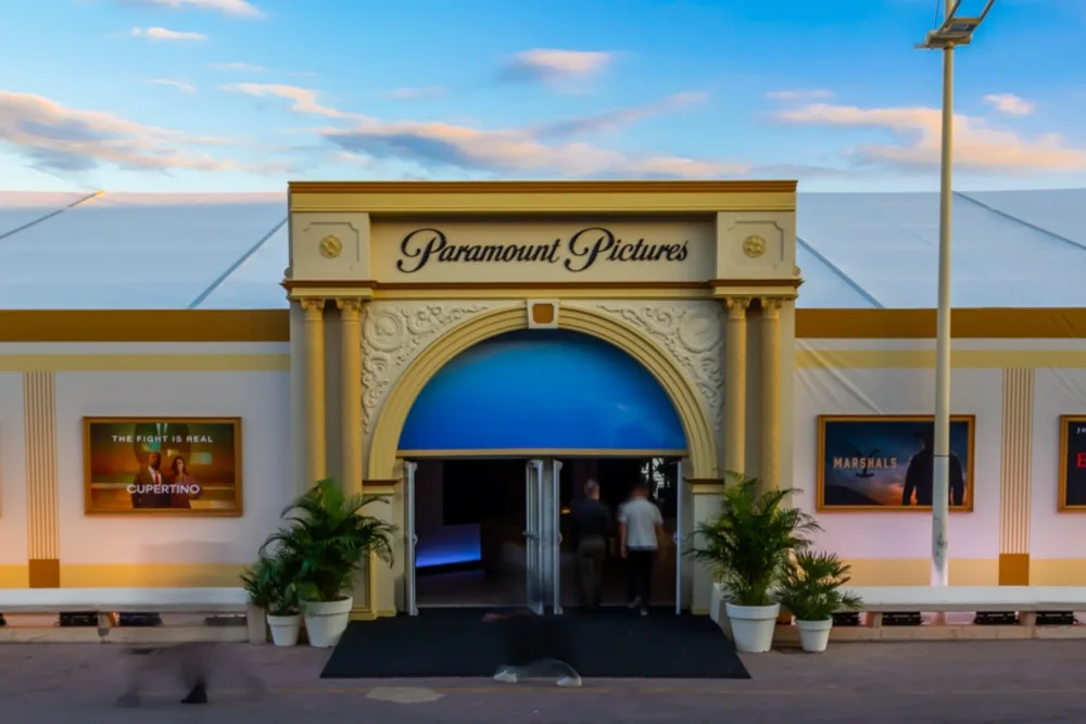 Battle of the Booths: Paramount Brings its Iconic Arch to Cannes as Eye-Catching Mipcom Stands Reflect Market Realities