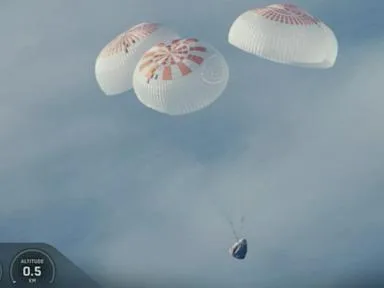 WATCH: SpaceX Crew-12 splashes down after ISS mission