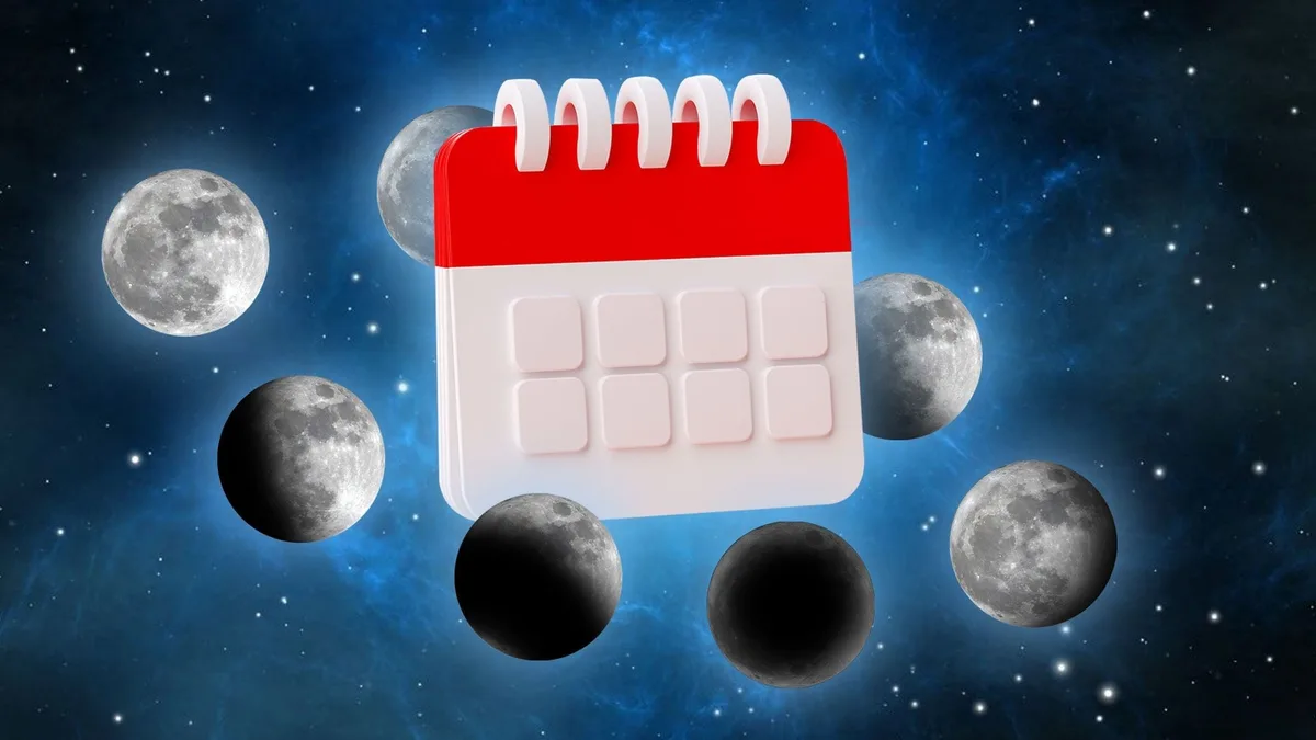 Calendario lunar de agosto 2026: así se verá la luna las siguientes noches