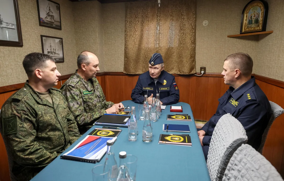 Drones ucranianos obligaron a Putin a hacer campaña electoral en la lejana y fría Siberia